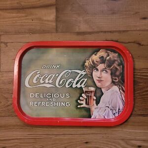 Vintage Coca-Cola Metal Tray 